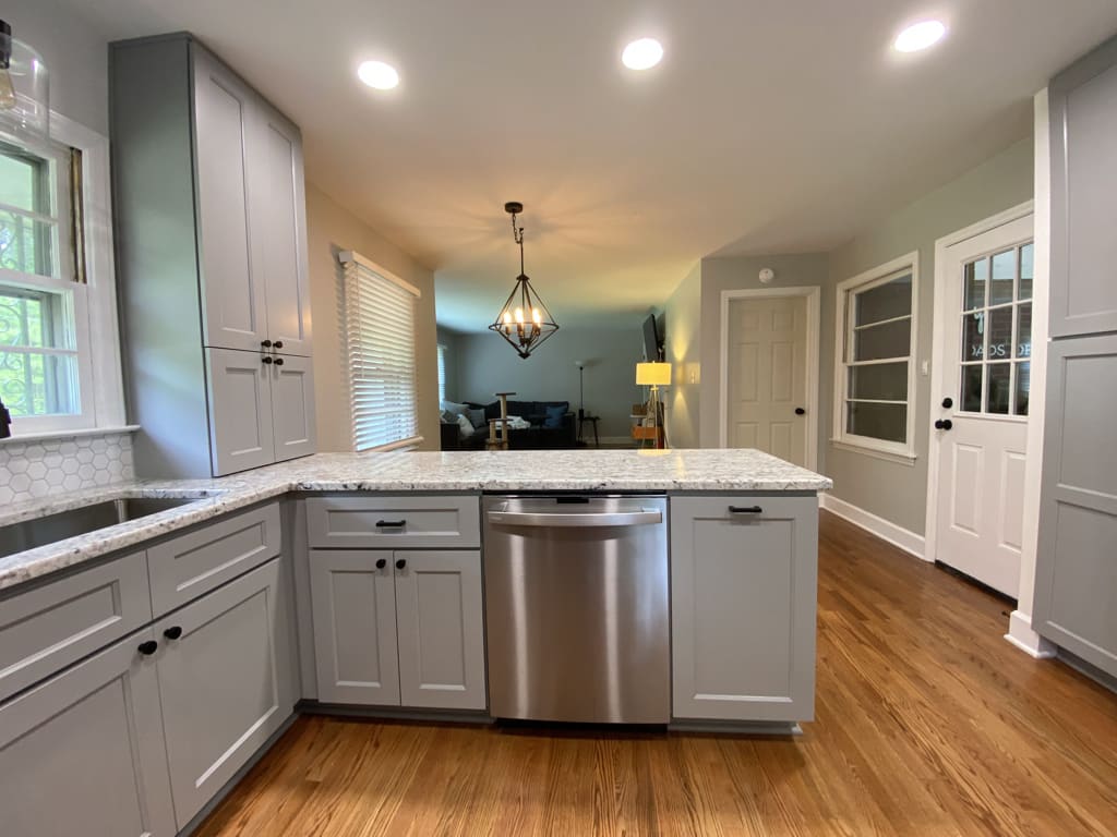 White Oak Kitchen.